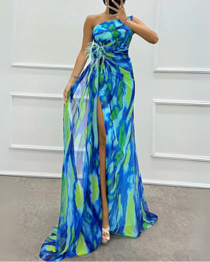 Stella & Grace™ | Vivid Draped Dress