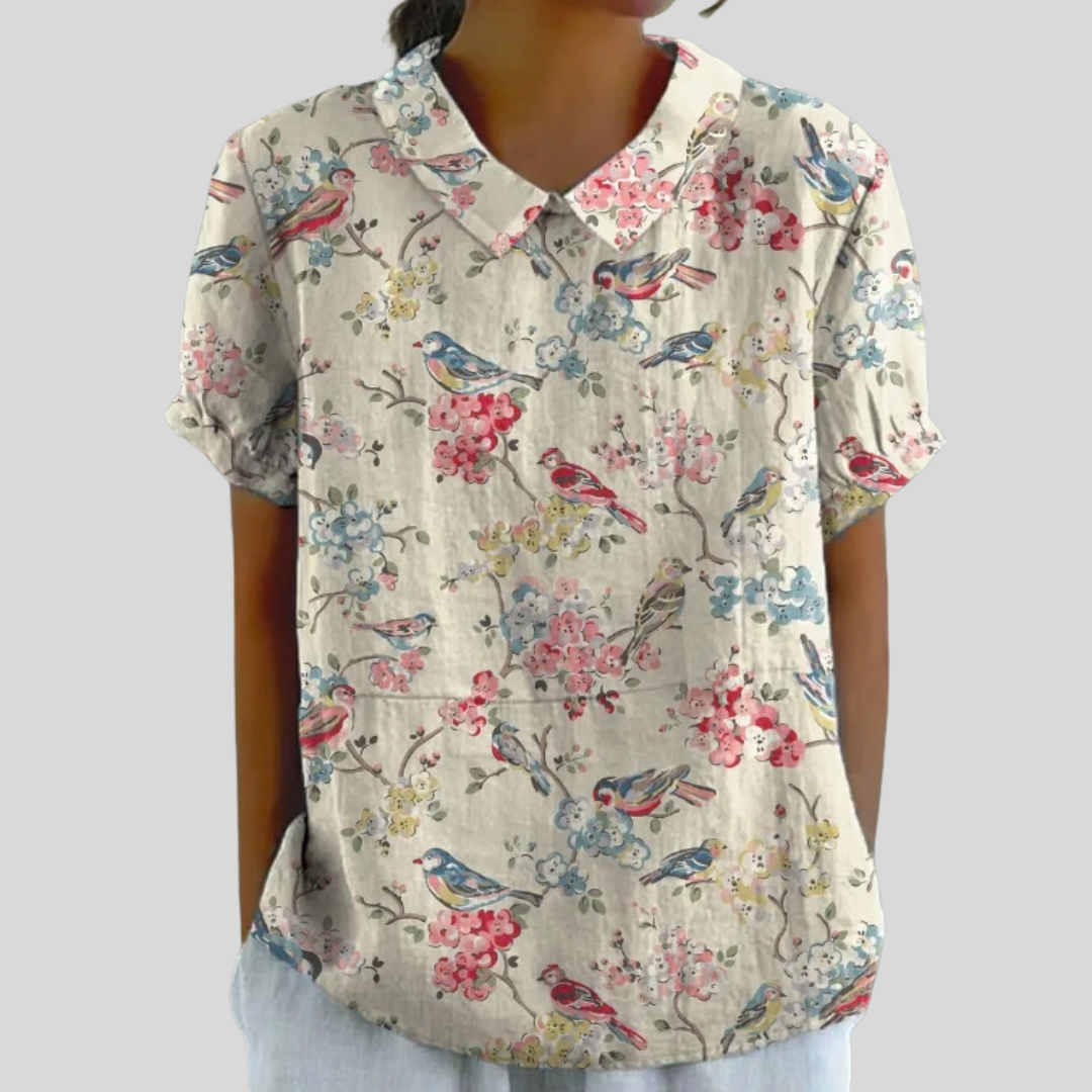 Elegant Floral Top