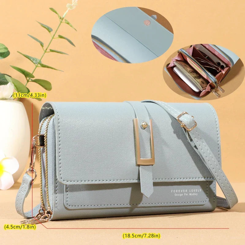 Elegant Crossbody Bag for Women | Trendy Phone & Card Holder