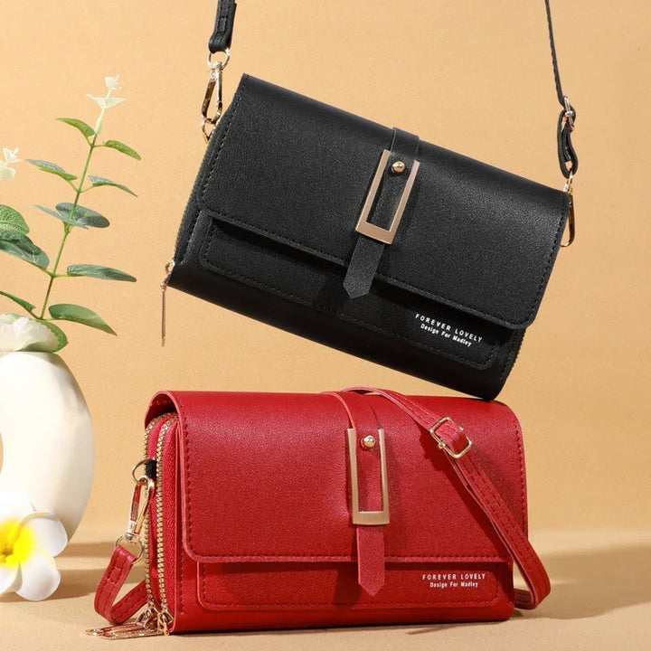 Elegant Crossbody Bag for Women | Trendy Phone & Card Holder