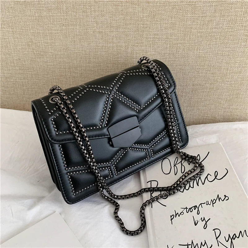 Elegant Shoulder Bag | Trendy Faux Leather