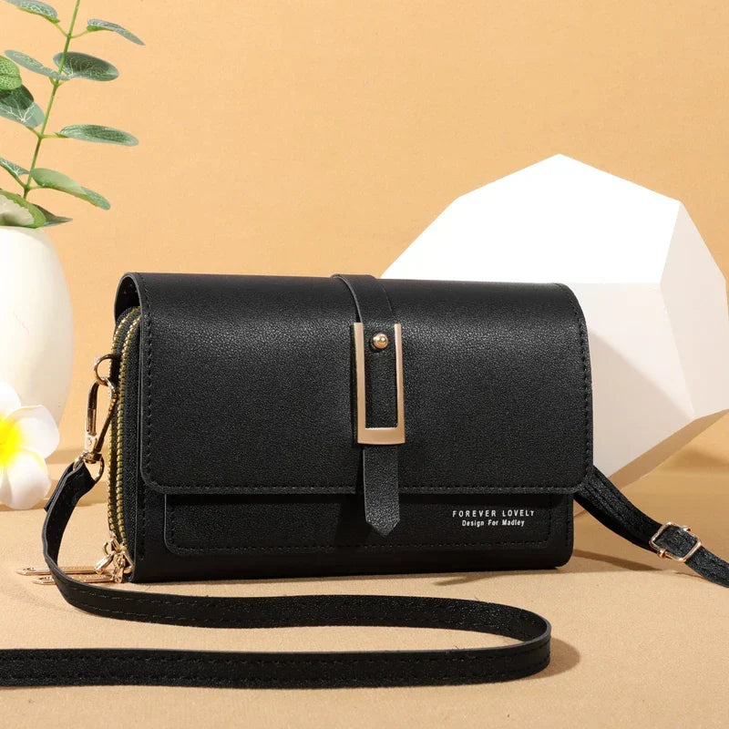 Elegant Crossbody Bag for Women | Trendy Phone & Card Holder