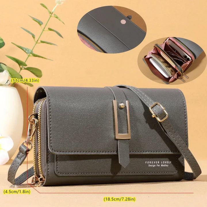 Elegant Crossbody Bag for Women | Trendy Phone & Card Holder