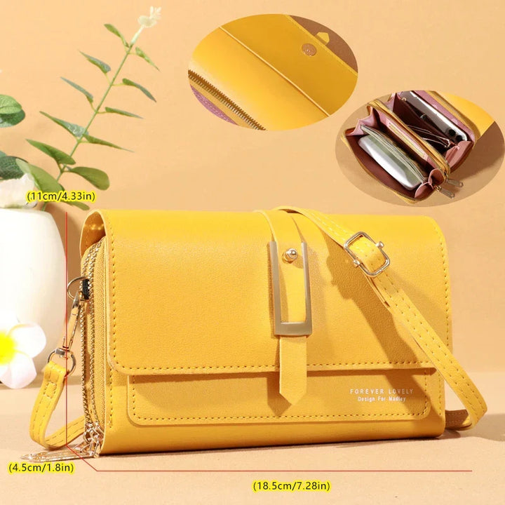 Elegant Crossbody Bag for Women | Trendy Phone & Card Holder