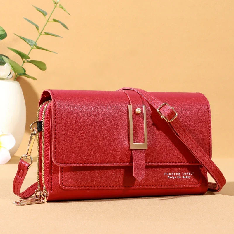 Elegant Crossbody Bag for Women | Trendy Phone & Card Holder