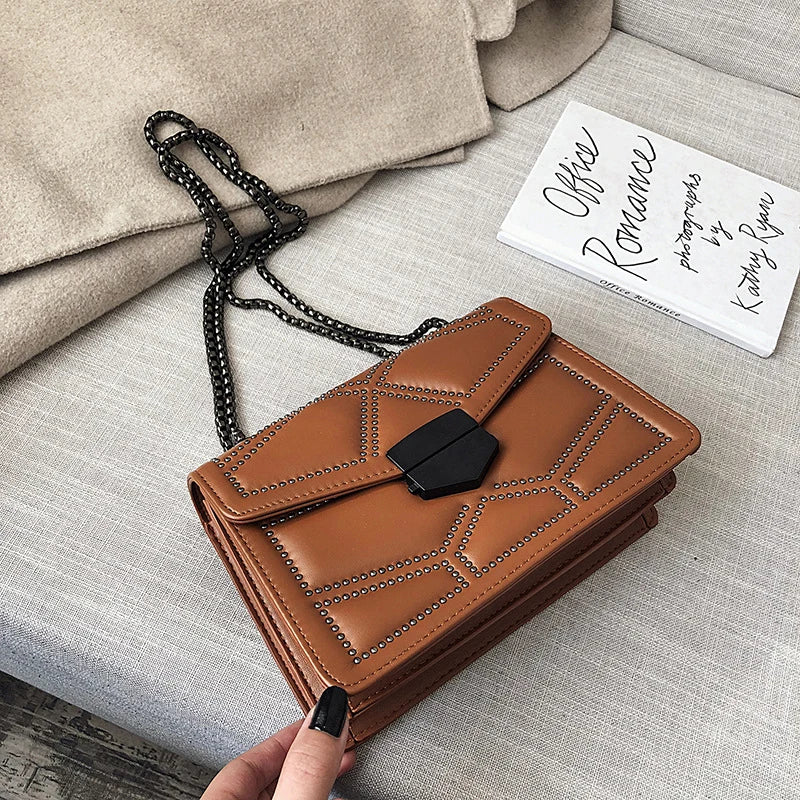Elegant Shoulder Bag | Trendy Faux Leather