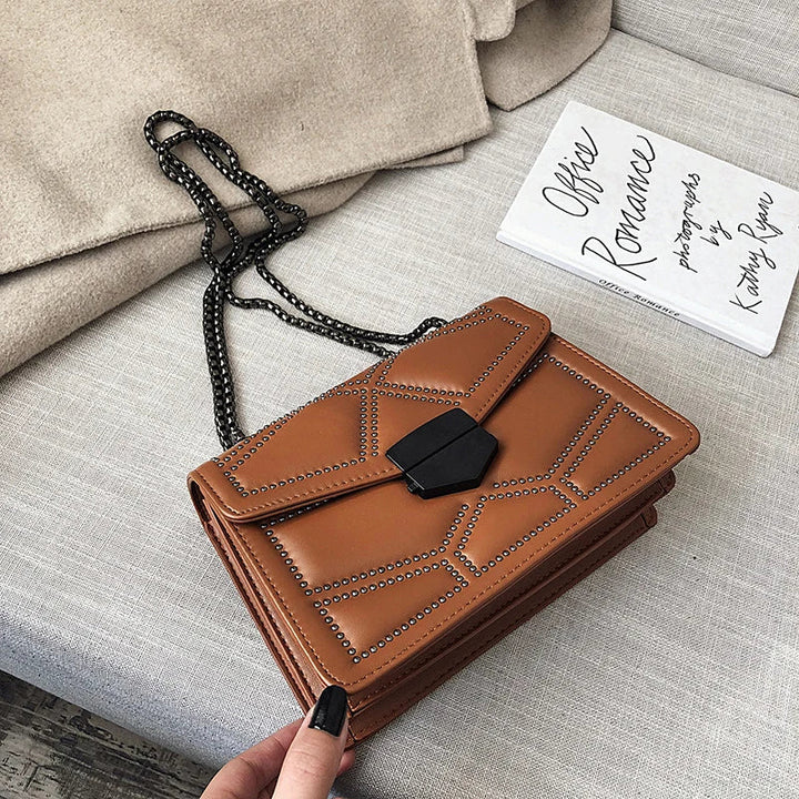 Elegant Shoulder Bag | Trendy Faux Leather