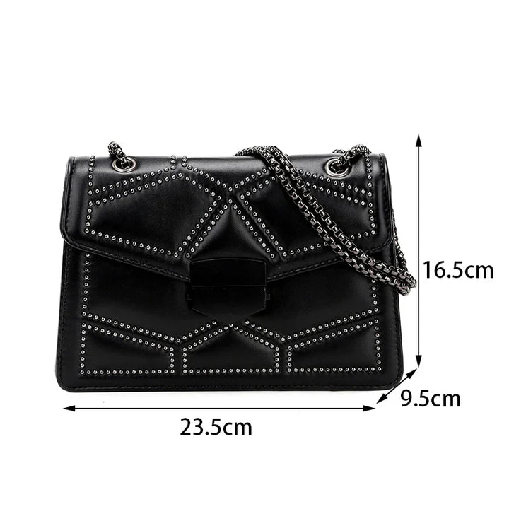 Elegant Shoulder Bag | Trendy Faux Leather