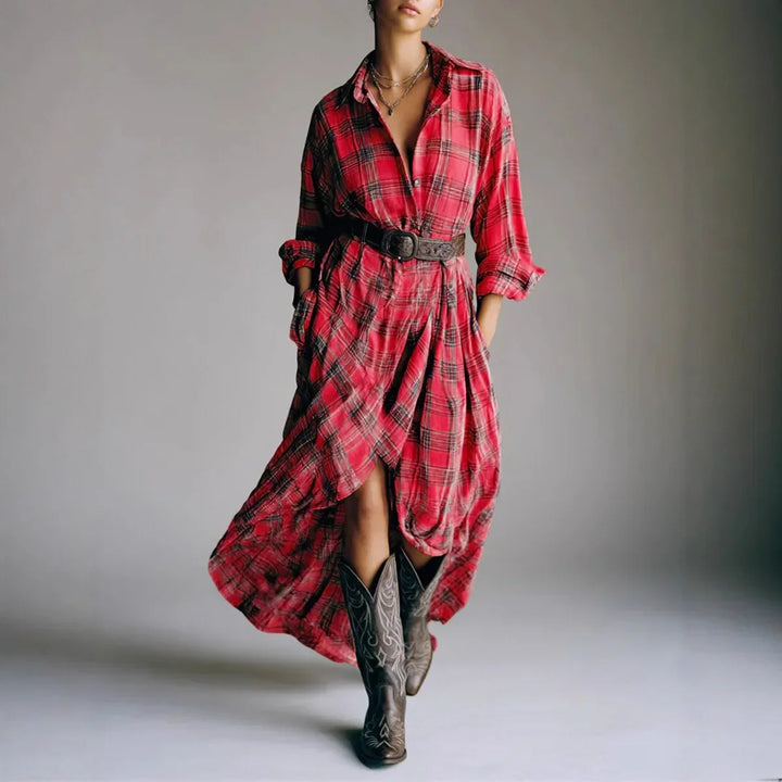 Grace | Classic Elegant Shirt Dress With Belt
