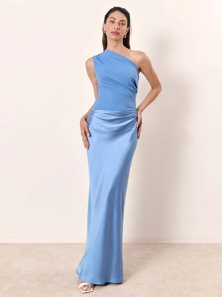 Stella & Grace™ | Maxi Dress with Satin Tail