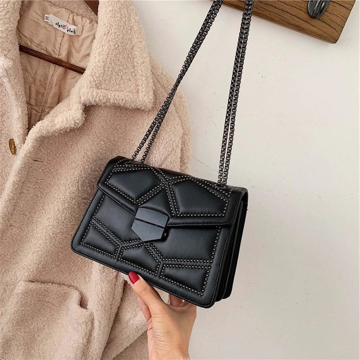 Elegant Shoulder Bag | Trendy Faux Leather