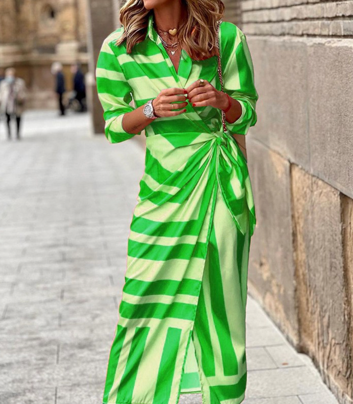 Stella & Grace™ | Printed Wrap Dress