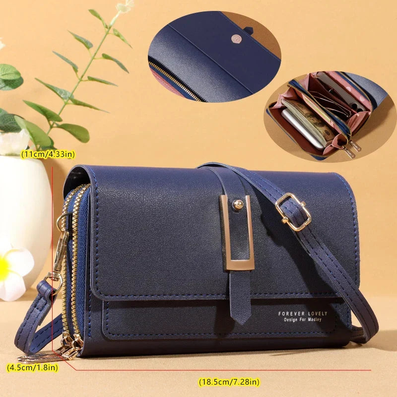 Elegant Crossbody Bag for Women | Trendy Phone & Card Holder