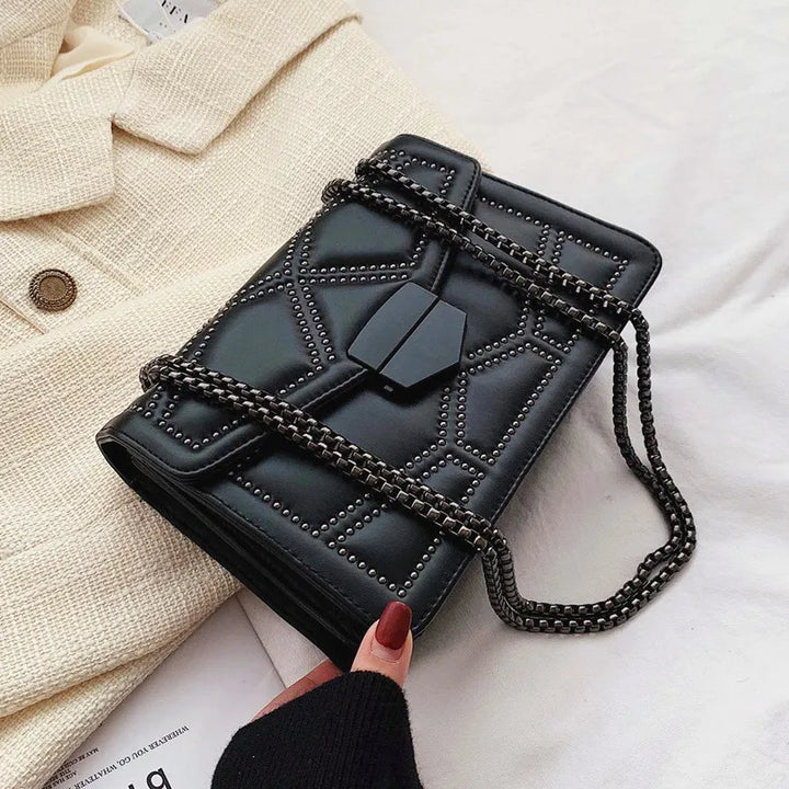 Elegant Shoulder Bag | Trendy Faux Leather