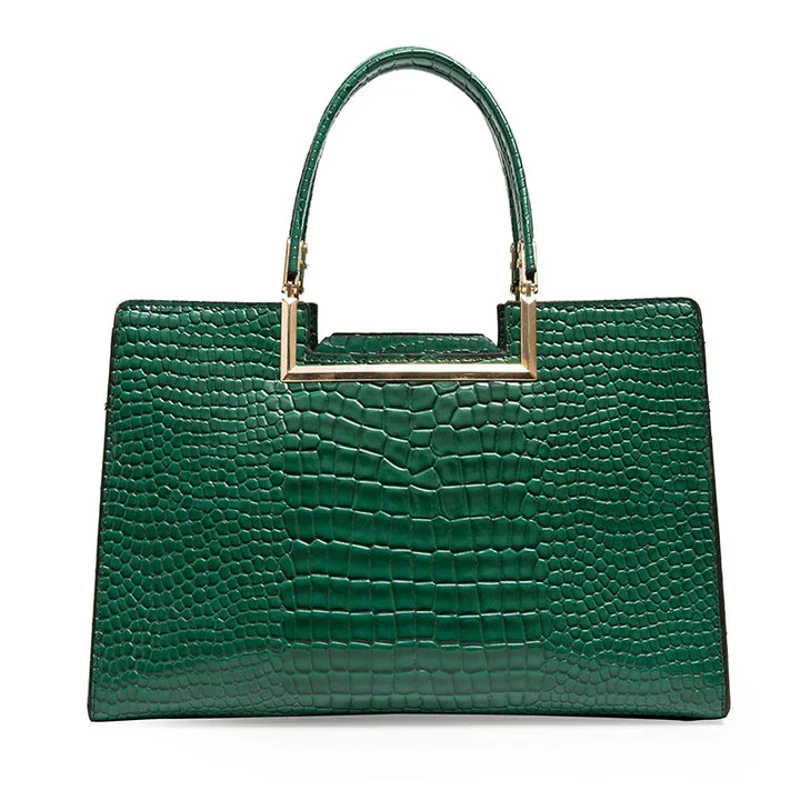 Leather Bag and Wallet Set