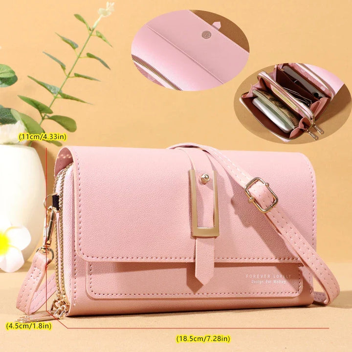 Elegant Crossbody Bag for Women | Trendy Phone & Card Holder