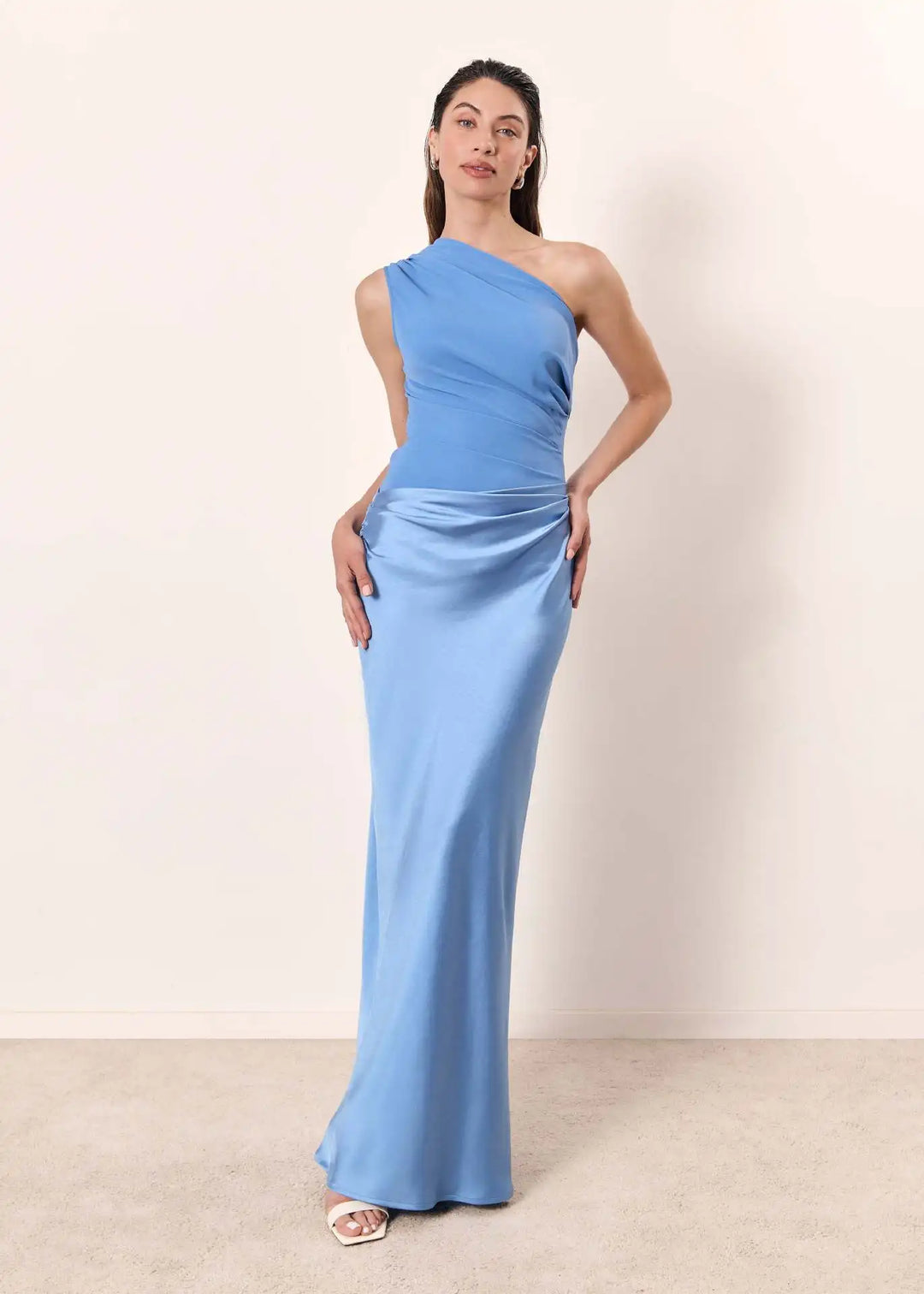 Stella & Grace™ | Maxi Dress with Satin Tail