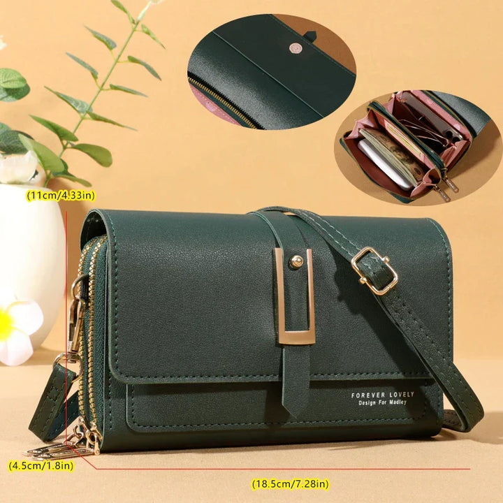 Elegant Crossbody Bag for Women | Trendy Phone & Card Holder