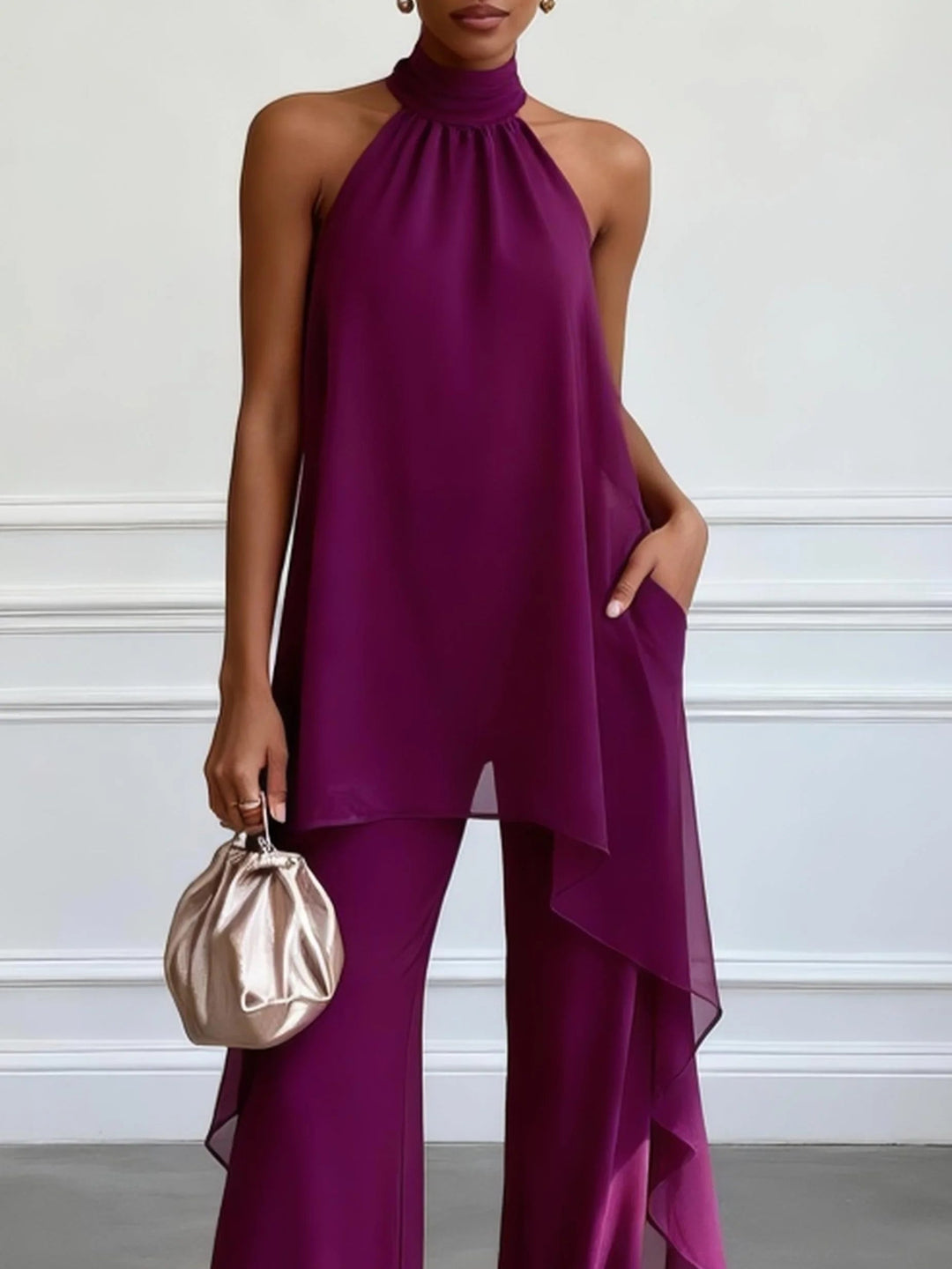 Moreau Lyon | Elegant Women's Halter Set