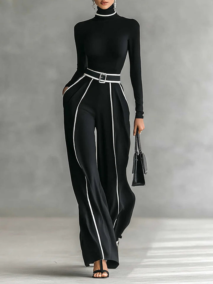 Vera™ | Elegant Set with Contrast Details