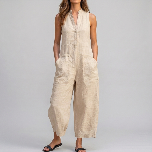 AirJump™ | Women's Sleeveless Wide-Leg Jumpsuit