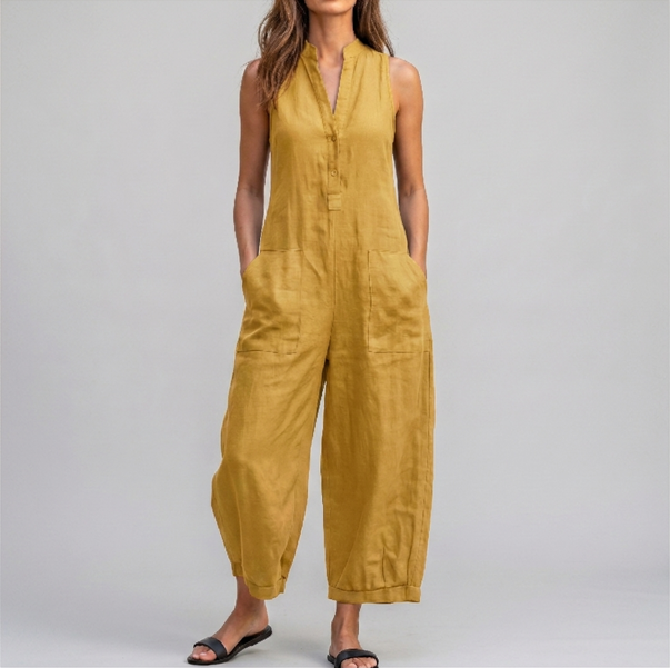 AirJump™ | Women's Sleeveless Wide-Leg Jumpsuit