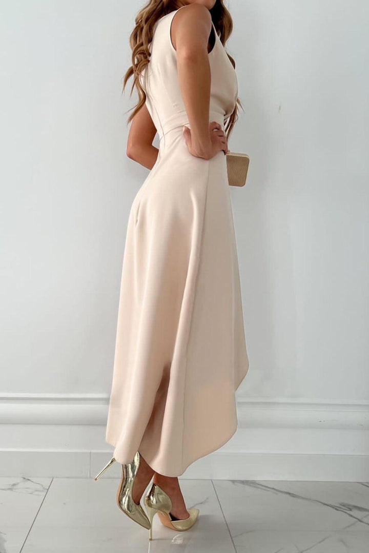 Stella & Grace™ | V-Neck Wrap Midi Dress