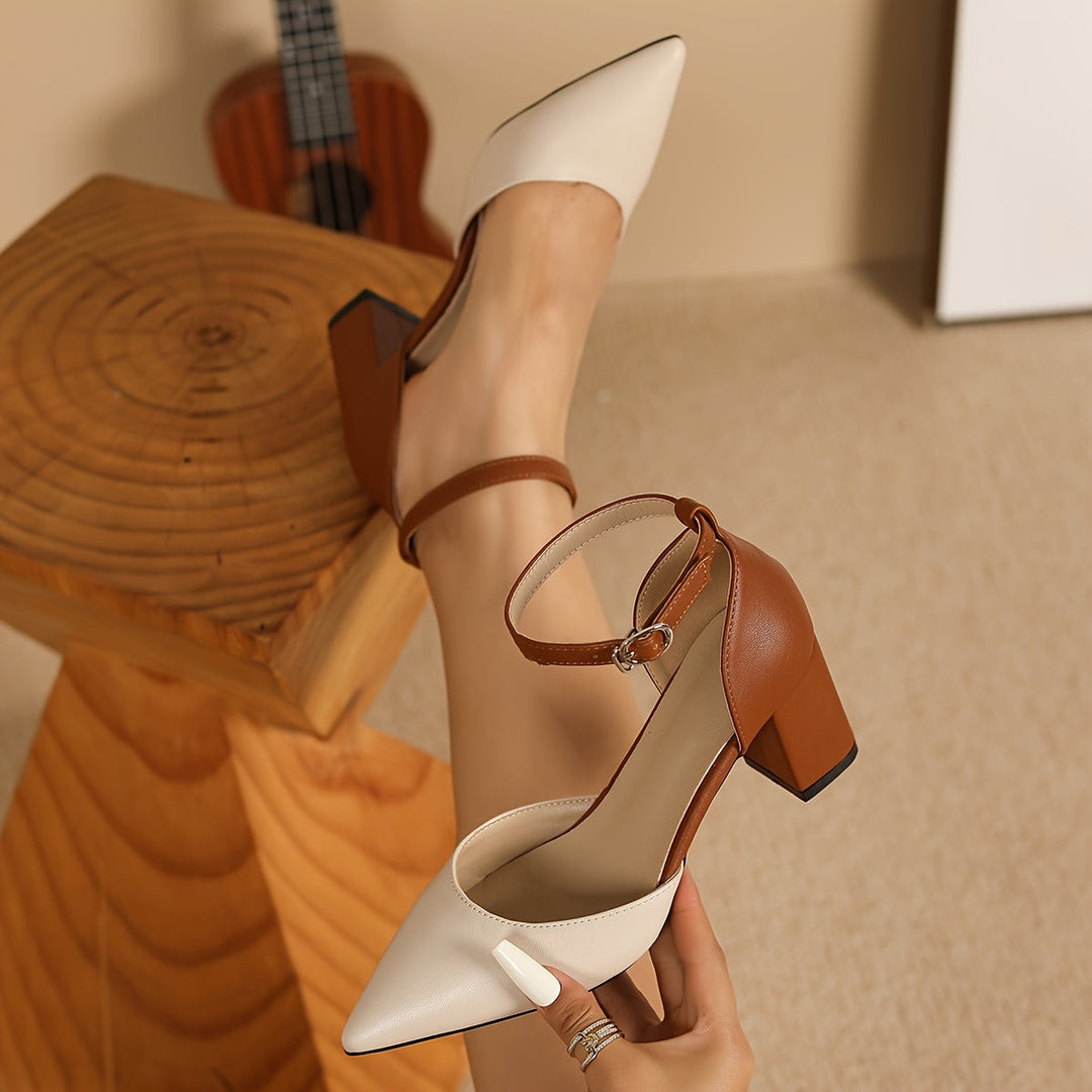 Marielle™ | Two-Tone Velcro Heels