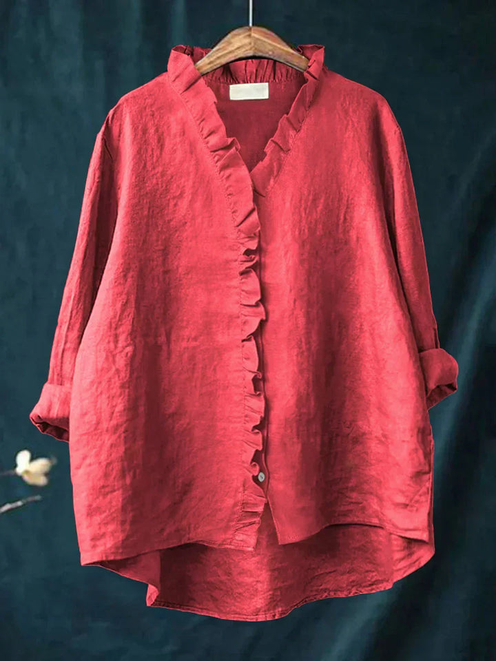 Lily - Lightweight Ruffled Blouse