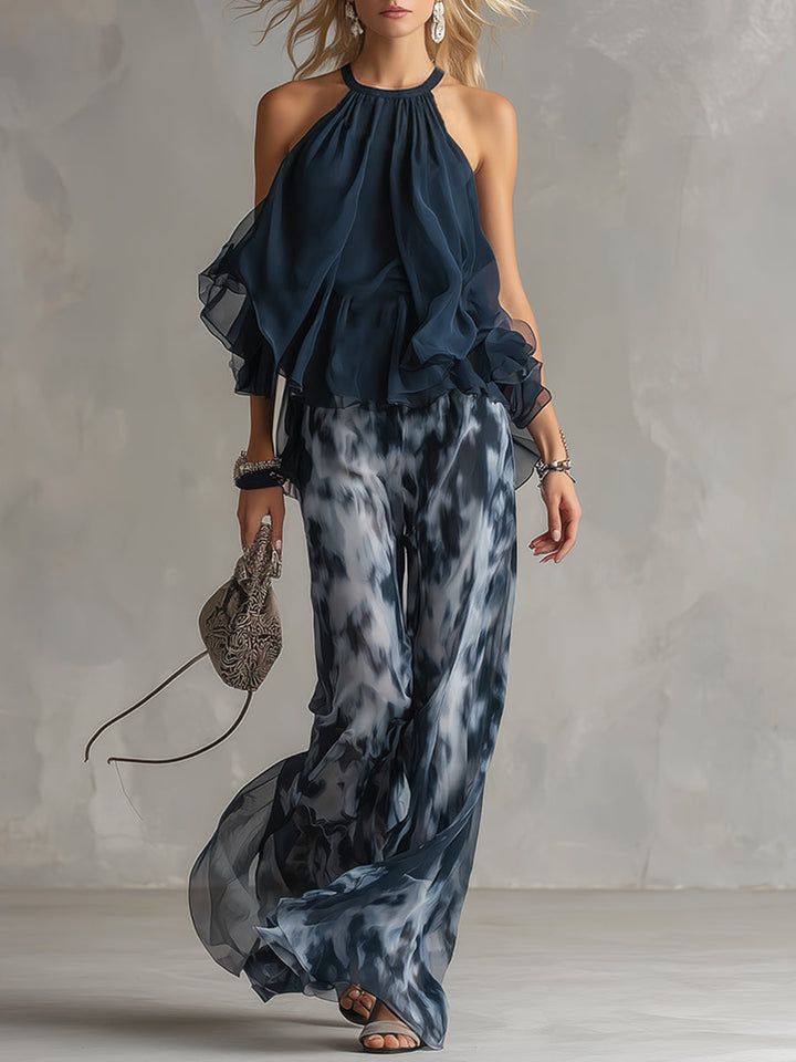 Eleonora | Elegant Set with Ruffle Top