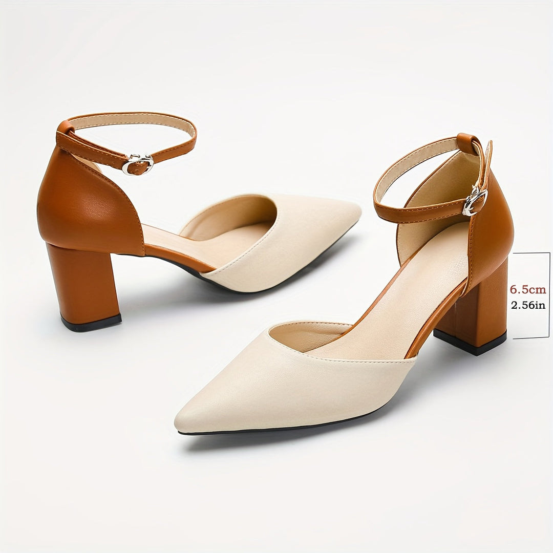Marielle™ | Two-Tone Velcro Heels