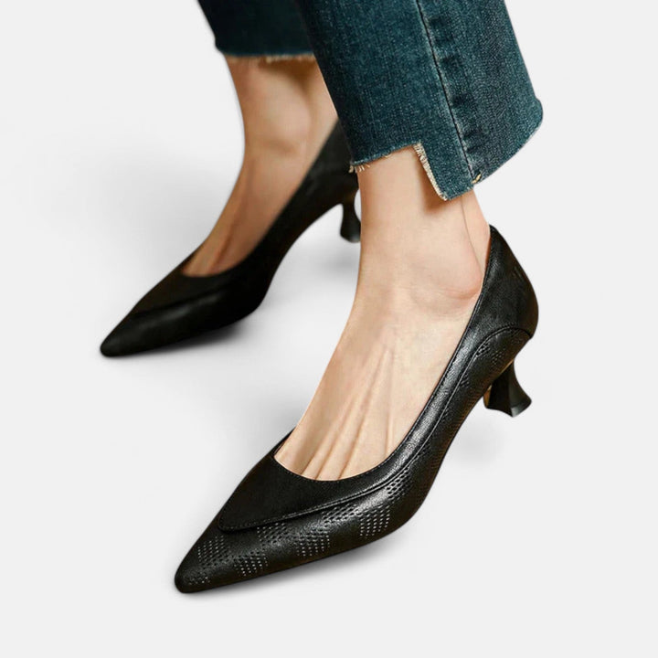 Amara™ | Leather Heels