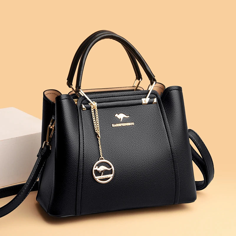 Women's Soft Leather Shoulder Bag