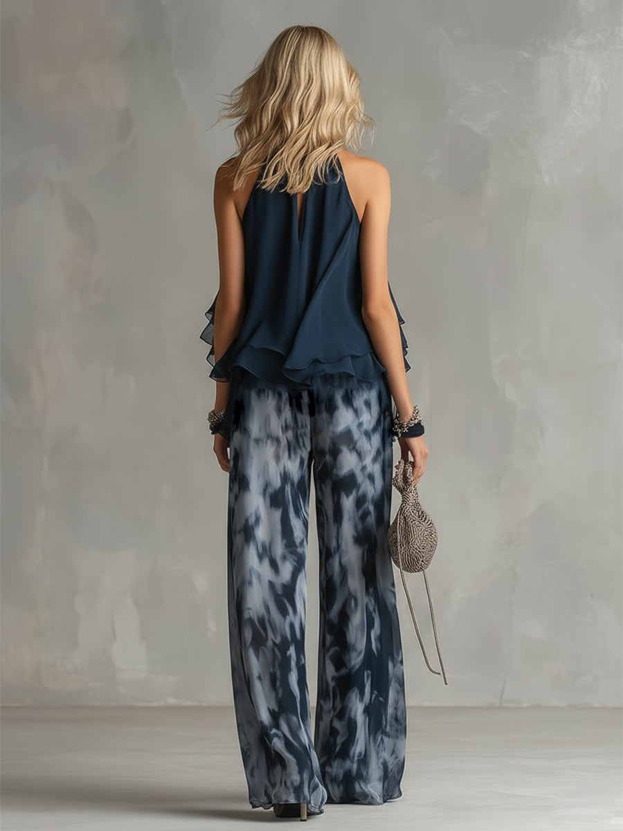 Eleonora | Elegant Set with Ruffle Top