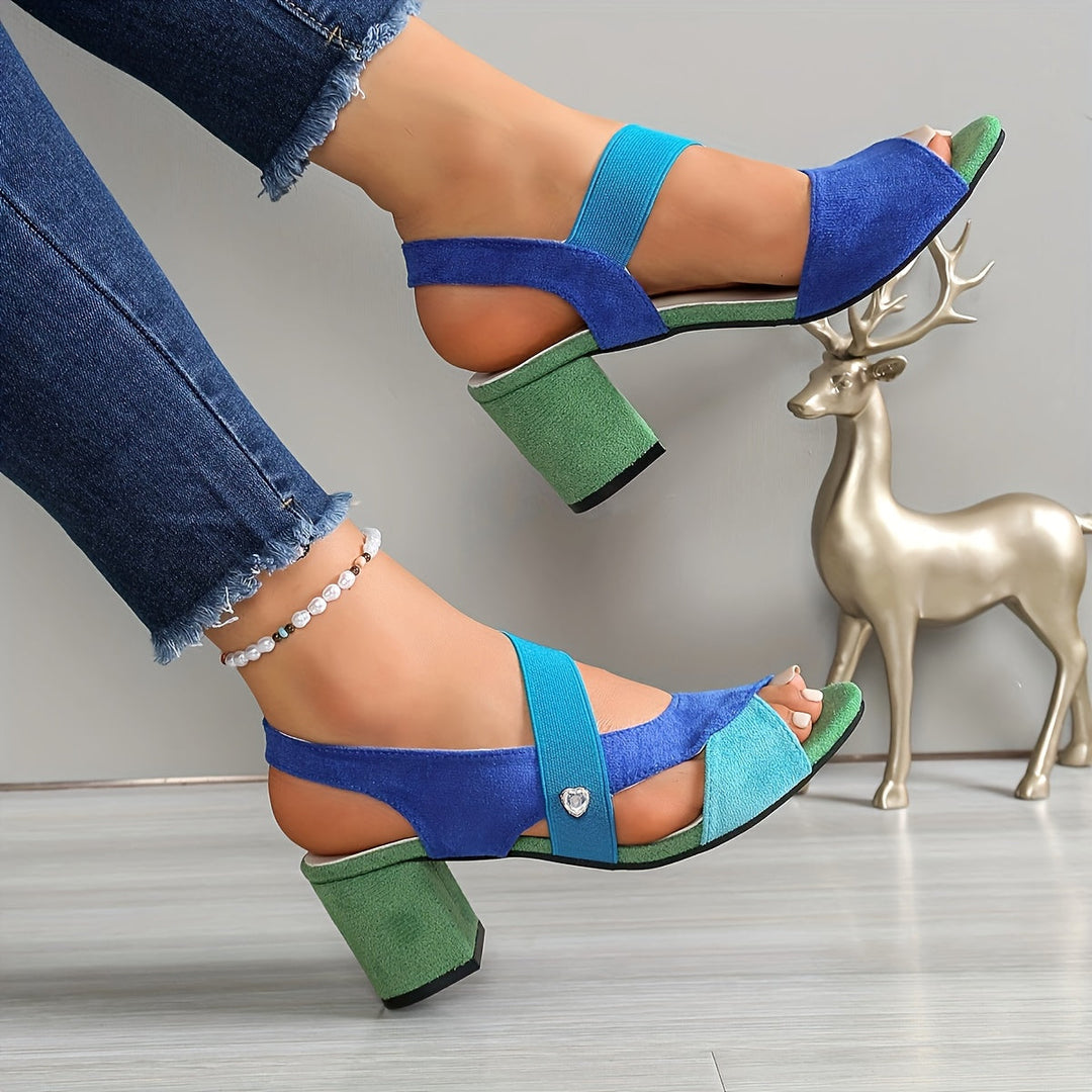 Elara™ | Comfortable Heels with Crossed Straps