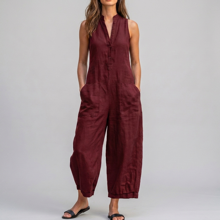 AirJump™ | Women's Sleeveless Wide-Leg Jumpsuit