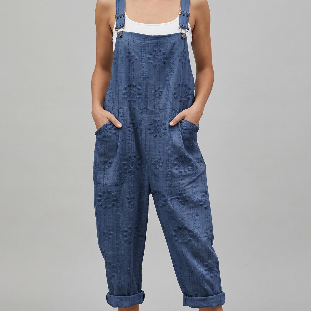 Indigo™ | Tonal Embroidery Jumpsuit