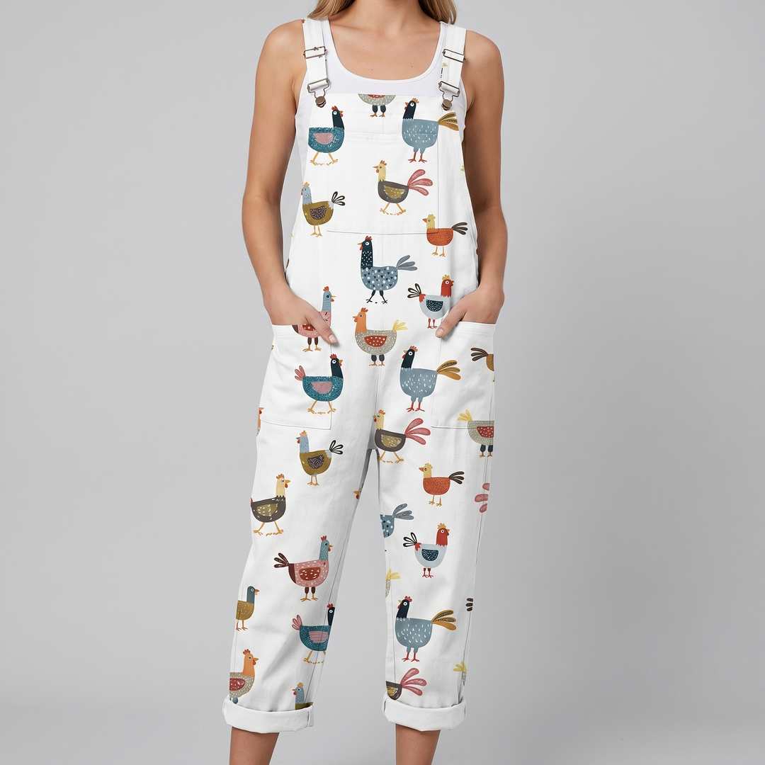 Henny™ | Illustrated Hen Jumpsuit