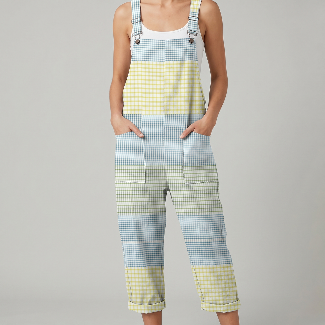 Picnic™ | Pastel Gingham Jumpsuit