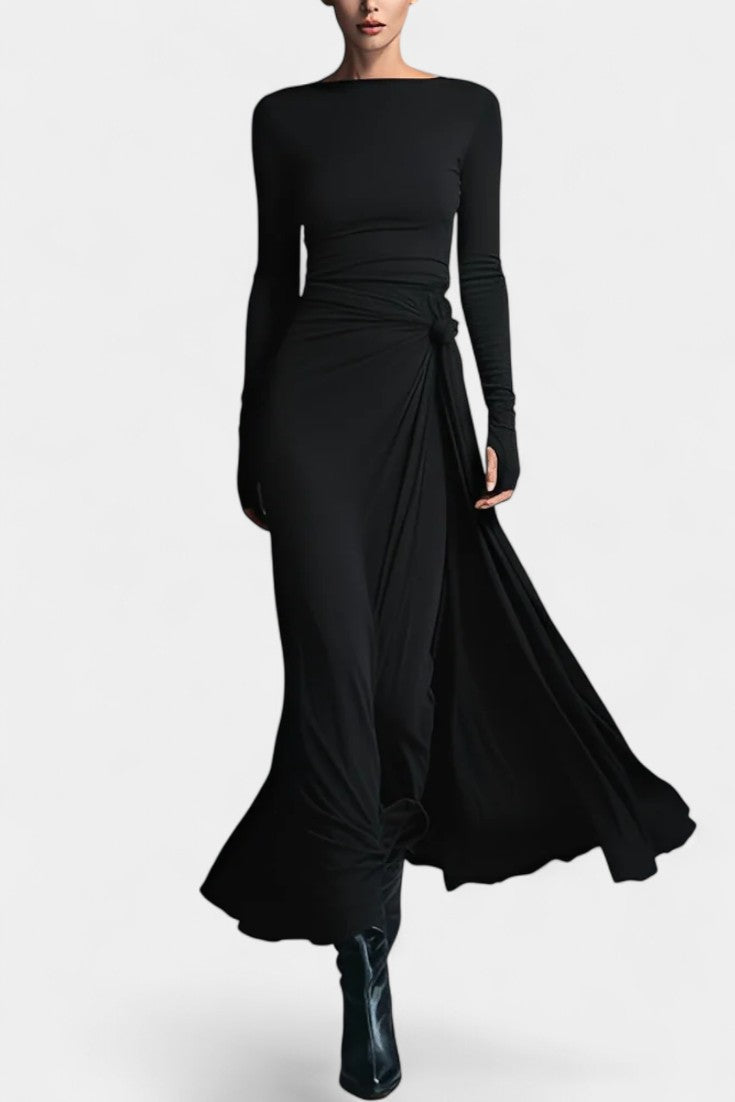 Armelle Long Wrap Dress