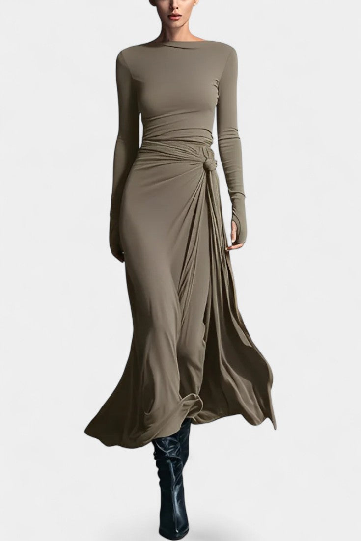 Armelle Long Wrap Dress