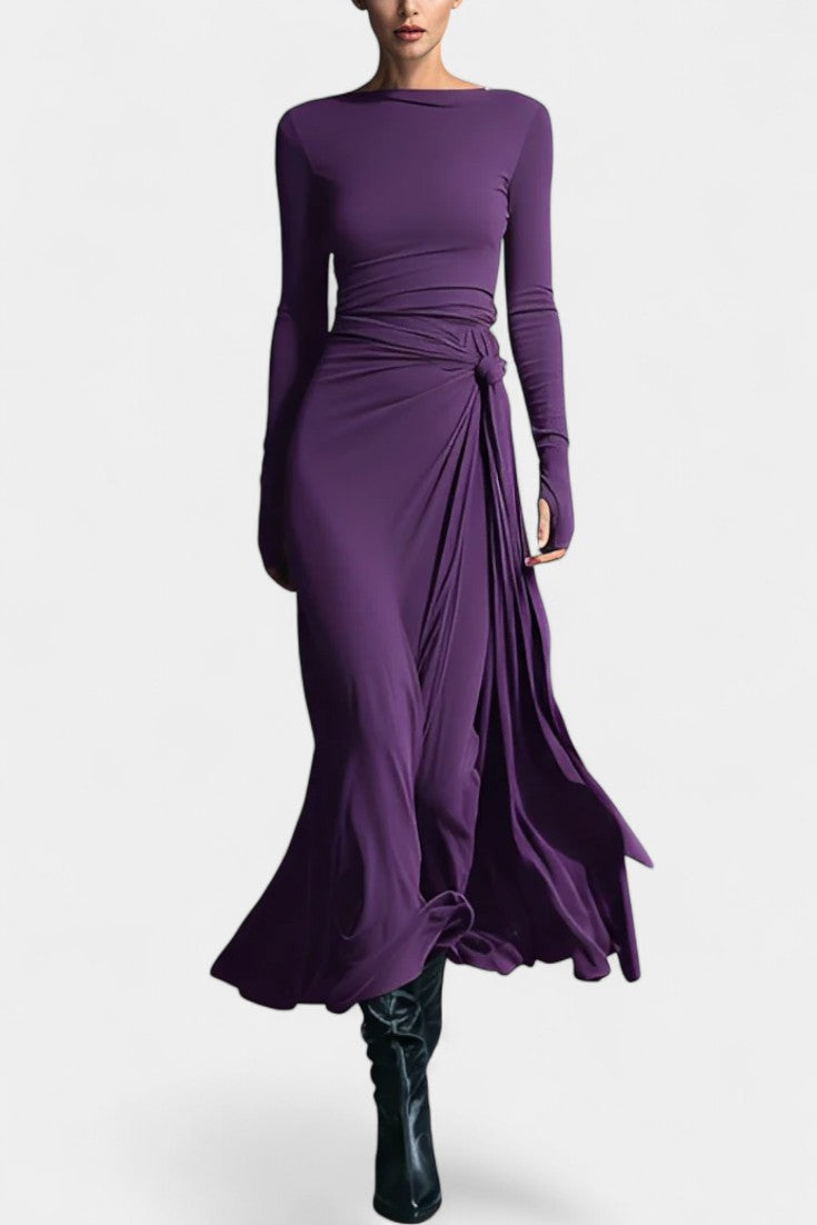 Armelle Long Wrap Dress