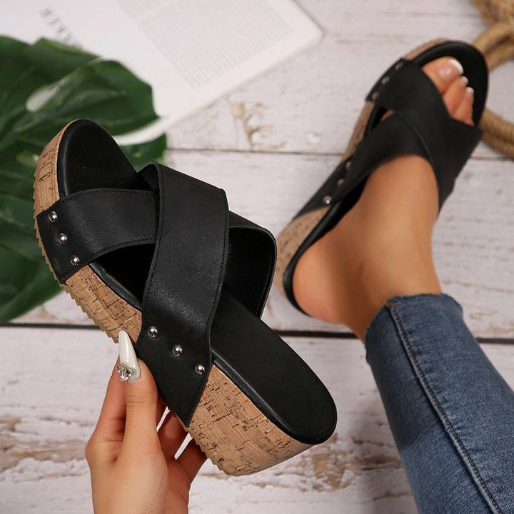 Oakley - Boho Wedge Sandals